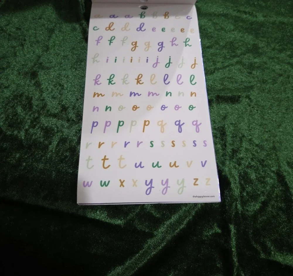 Brand New Happy Planner Classic Sticker Sheets - Pink, Purple & Teal Accents